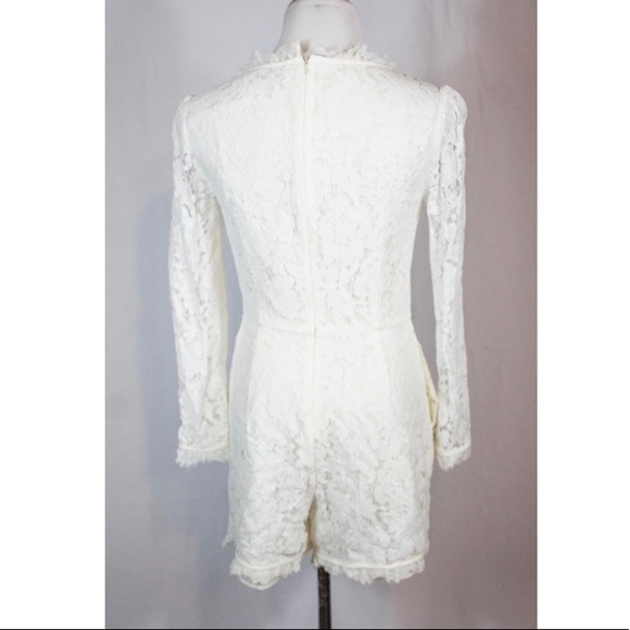 Temperley London Coco Ivory Lace Playsuit - Picture 8 of 11
